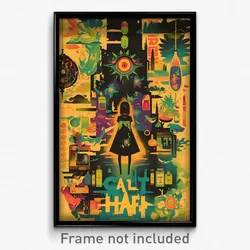 Spanish Movie Poster - Calm Apothecary (Spain Psychedelic Art Retro Film Print)