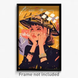 Thai Movie Poster - Girl Feeling Self Critical, Amazing Two Tone Headwear