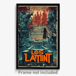 Greek Movie Poster - Lost Labyrinth (Greece Psychedelic Art Retro Film Print)