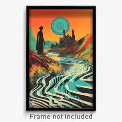 Greek Movie Poster - Outrageous Lisbon (Greece Psychedelic Art Retro Film Print)