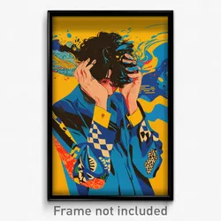 Brazilian Movie Poster - Boy Feeling Sympathy, Natural Blue Capelet (Art Print)