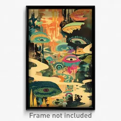 German Movie Poster - Narrow Pastel De Nata (Germany Retro Film Art Print)
