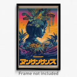 Brazilian Movie Poster - Girl Feeling Unnerved, Immaculate Front Tie Top (Print)