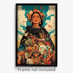 Mexican Movie Poster - Spotted Warren (Mexico Psychedelic Art Retro Film Print)