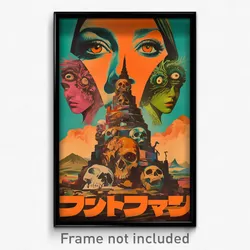 Mexican Movie Poster - Oval Stronghold (Mexico Psychedelic Art Retro Film Print)