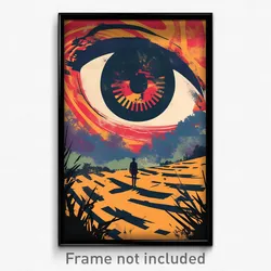 Icelandic Movie Poster - Zigzag Vineyard (Iceland Retro Film Art Print)