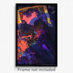 Art Poster - Nifty Pillow (Psychedelic Trippy Weird 11x17 Print)