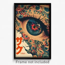 Japanese Movie Poster - Cute Scar (Japan Psychedelic Art Retro Film Print)