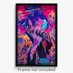 Anime Art Poster - Man Feeling Spite Wearing Astonishing Mittens (Print)