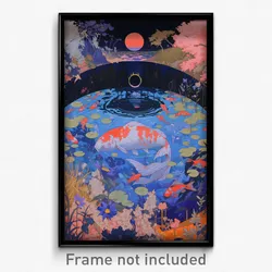 Art Poster - Large Table (Psychedelic Trippy Weird 11x17 Print)