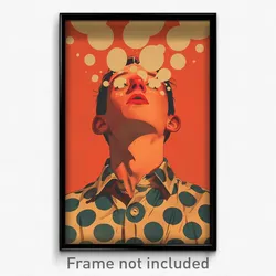 Spanish Movie Poster - Boy Feeling Neglect, Striped Buttons (Spain Art Print)