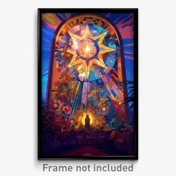 Brazilian Movie Poster - Neat Stained Glass (Brazil Retro Film Art Print)