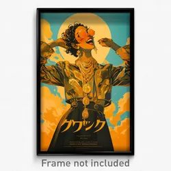 Thai Movie Poster - Woman Feeling Joviality, Posh Gold Armor (Art Print)