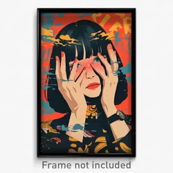Vietnamese Movie Poster - Woman Feeling Puzzled, Outgoing Black Wristband