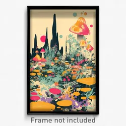 German Movie Poster - Flowery Swamp (Germany Psychedelic Art Retro Film Print)