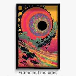 German Movie Poster - Uneven Arch (Germany Psychedelic Art Retro Film Print)