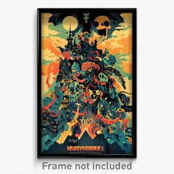 Spanish Movie Poster - Incredible Fest (Spain Psychedelic Art Retro Film Print)