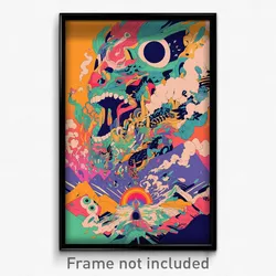 Indonesian Movie Poster - Impressive Cascade (Indonesia Retro Film Art Print)