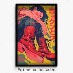 Korean Movie Poster - Man Feeling Liking, Red Ankle Boots (Korea Film Art Print)