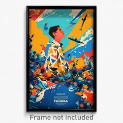 French Movie Poster - Man Feeling Negative, Husky Tunic (France Film Art Print)