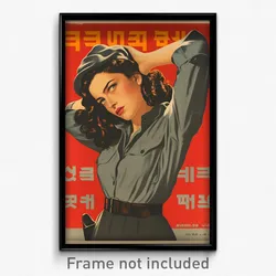 Hebrew Movie Poster - Woman Feeling Annoyed, Gentle Grey Shorts (Art Print)