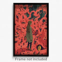 Art Poster - Unknown Labyrinth (Psychedelic Trippy Weird 11x17 Print)