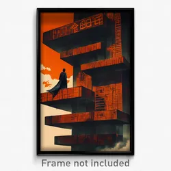 Chinese Movie Poster - Underground Ladder (China Retro Film Art Print)