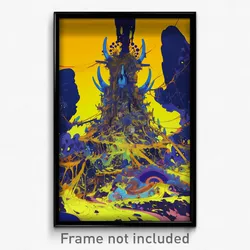 Art Poster - Wiry Tabernacle (Psychedelic Trippy Weird 11x17 Print)