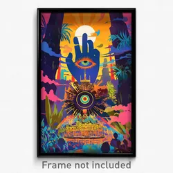 Mexican Movie Poster - Plastic Outpost (Mexico Psychedelic Art Retro Film Print)
