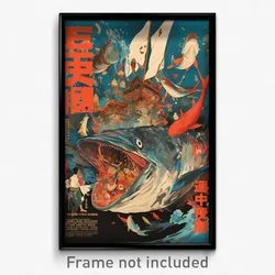 Vietnamese Movie Poster - Cluttered Megalith (Vietnam Retro Film Art Print)