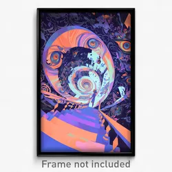 Art Poster - Dizzying Vault (Psychedelic Trippy Weird 11x17 Print)