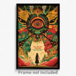 Spanish Movie Poster - Warped Tepee (Spain Psychedelic Art Retro Film Print)
