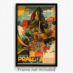 Brazilian Movie Poster - Underground Province (Brazil Retro Film Art Print)