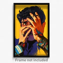 Mexican Movie Poster - Man Feeling Joy, Unkempt Print Gloves (Mexico Art Print)