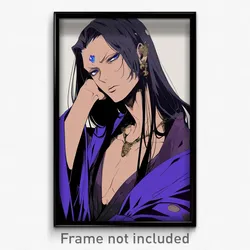 Anime Art Poster - Man Feeling Unhappy Wearing Natural Forehead Jewel (Print)