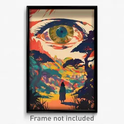 Brazilian Movie Poster - Beloved Drawing (Brazil Retro Film Art Print)