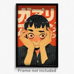 Chinese Movie Poster - Boy Feeling Impatient, Black Striped Shirt (Art Print)