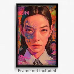 Thai Movie Poster - Woman Feeling Fascination, Natural Black Choker (Art Print)