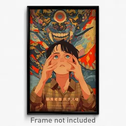 Indonesian Movie Poster - Boy Feeling Self Caring, Able Plaid (Art Print)