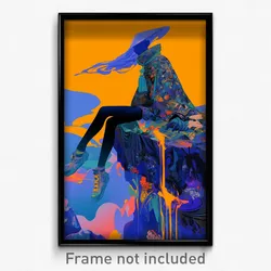 Art Poster - Glaring March (Psychedelic Trippy Weird 11x17 Print)