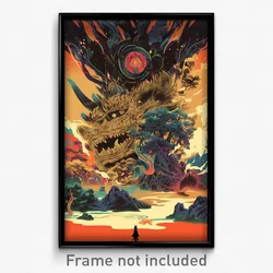 Thai Movie Poster - Warped Exotic Area (Thailand Retro Film Art Print)