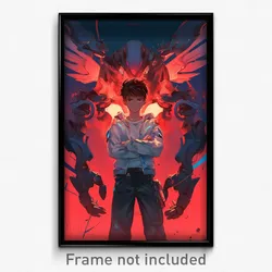 Movie Art Poster - Boy Feeling Uneasiness, Fresh Mechanical Wings (Film Print)