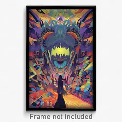 Art Poster - Dark Tube (Psychedelic Trippy Weird 11x17 Print)