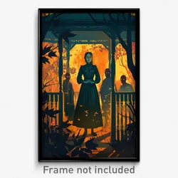 Icelandic Movie Poster - Haunting Gazebo (Iceland Retro Film Art Print)