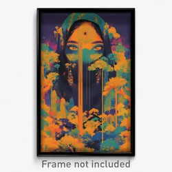 Bollywood Movie Poster - Vast Hermitage (India Retro Hindi Film Art Print)