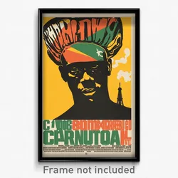 Brazilian Movie Poster - Man Feeling Confident, Colorful Two Tone Headwear