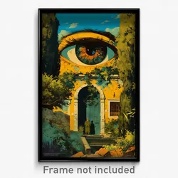 Greek Movie Poster - Barren Cottage (Greece Psychedelic Art Retro Film Print)