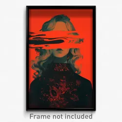 Greek Movie Poster - Woman Feeling Vicious, Striking Back Print (Art Print)