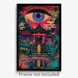 Indonesian Movie Poster - Old Fashioned Shrine (Indonesia Retro Film Art Print)