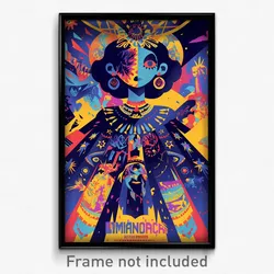 Mexican Movie Poster - Wide Fairground (Mexico Psychedelic Art Retro Film Print)